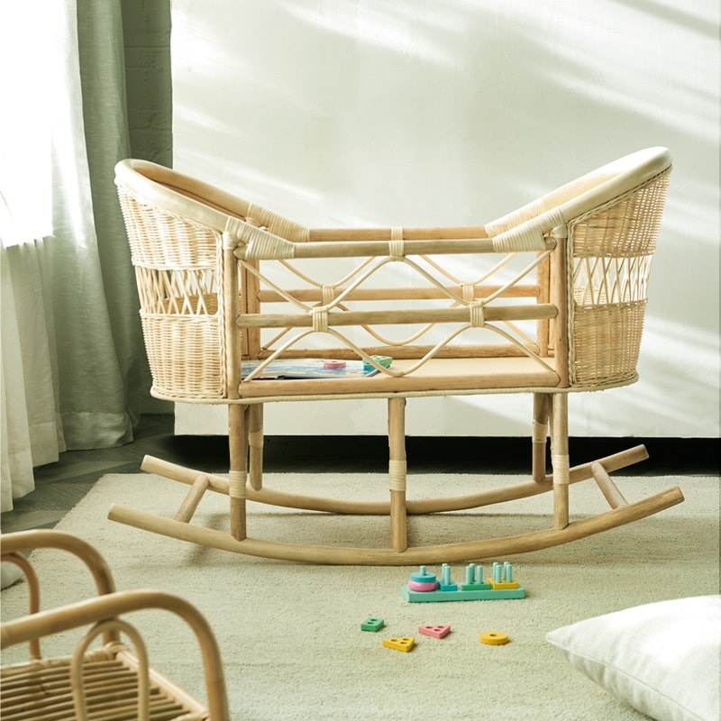 Rattan Baby Bed RTB 01012 1