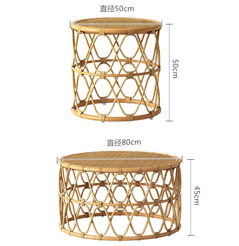 Rattan coffee table RTT 01042 5