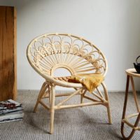 Flower shell chair