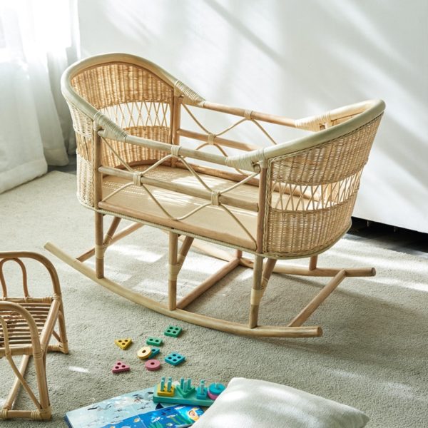 Rattan Baby Bed