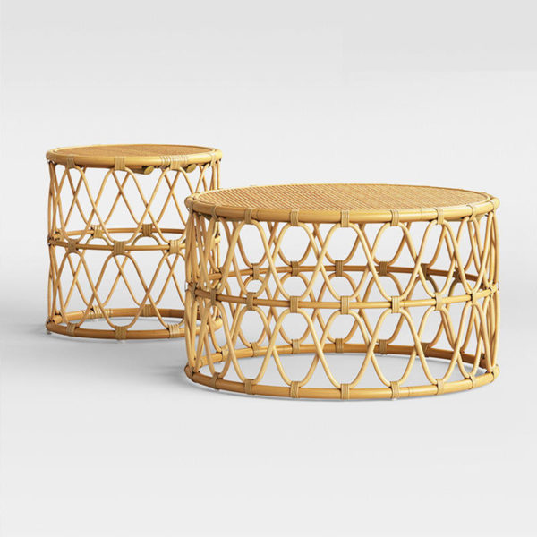 Rattan coffee table